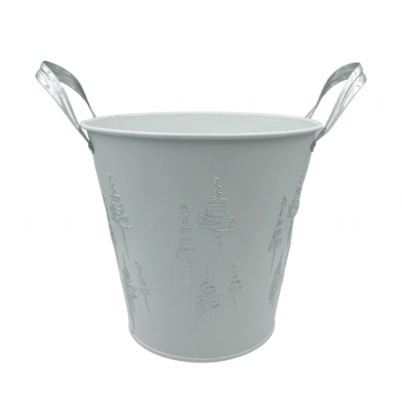 DECORATIUNI CRACIUN - Vas Craciun Bright 11x15cm, Metal