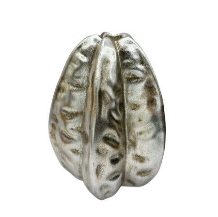 Vaze & Vase Decorative - Vaza ceramica AMIRA, Argintiu, 17cm