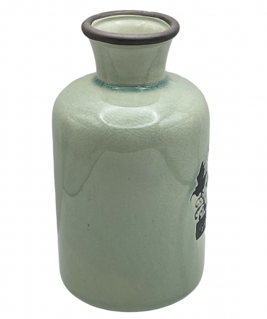 Vaza ceramica GARDEN, Gri bleu, 17cm [1]