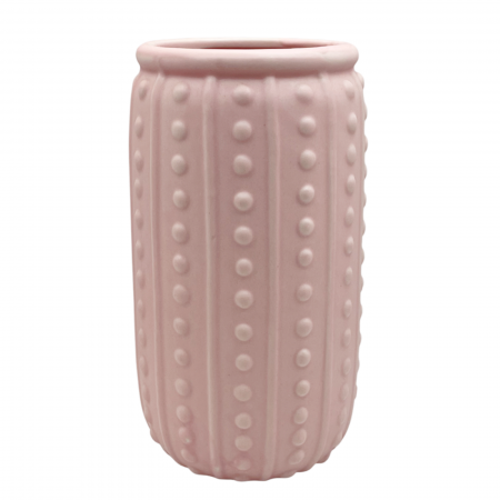 Vaze & Vase Decorative - Vaza ceramica BUBBLE, Roz, 18cm