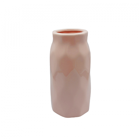 Vaza ceramica, Chantal, Roz, 17cm [1]