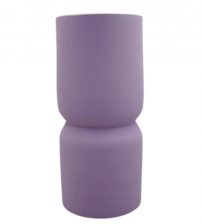 Vaze & Vase Decorative - Vaza ceramica GILLIAN, Mov, 24cm