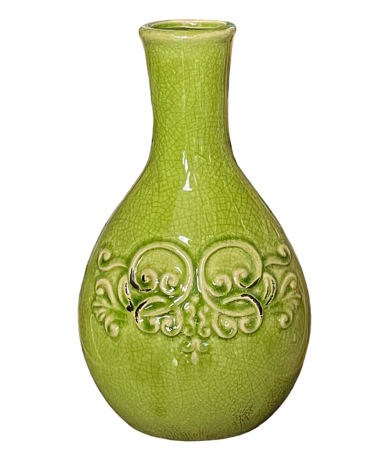 Vaze & Vase Decorative - Vaza ceramica GIULIA, Verde, 35cm