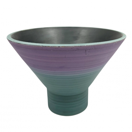 Vaza ceramica GRISELDA, Mov/ Turcoaz, 24x16cm [2]