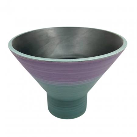 Vaza ceramica GRISELDA, Mov/ Turcoaz, 24x16cm [1]