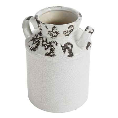 Vaze & Vase Decorative - Flori artificiale WILD, Alb, 23cm
