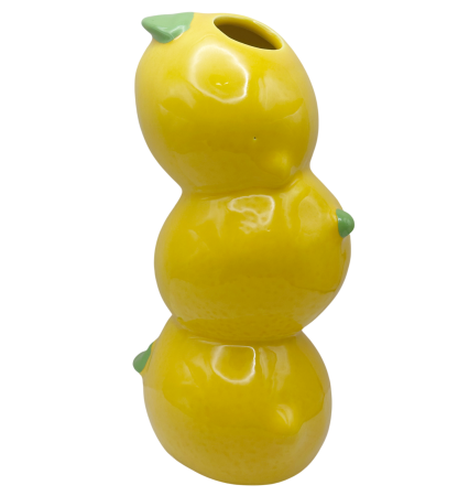 Vaze - Vaza ceramica LEMON DROP - model lamai - galbena