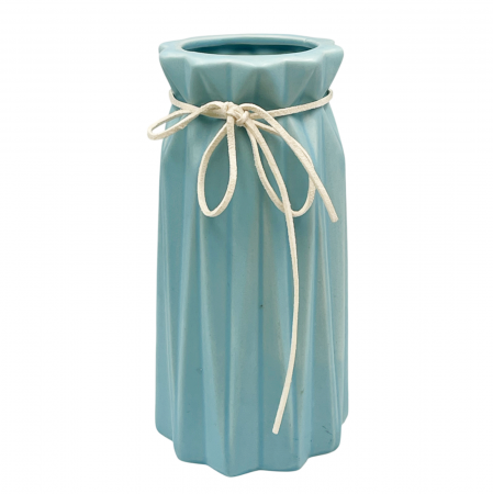 De Vara - Vaza ceramica LESLIE, Bleu, 18cm