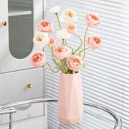 Vaza ceramica PATRICE, Roz, 19cm [1]
