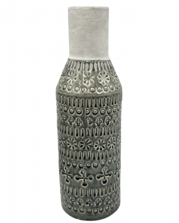 Vaza ceramica RALPH, Gri, 37cm [1]