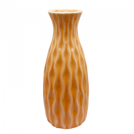 Vaze & Vase Decorative - Vaza ceramica SANDRA, Portocaliu, 18cm
