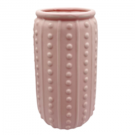 Vaza ceramica BUBBLE, Roz, 18cm [2]