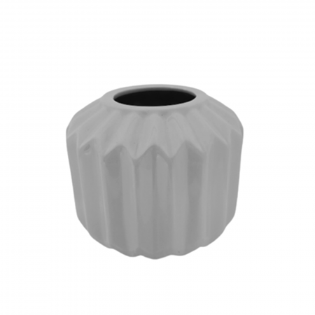 Vaze & Vase Decorative - Vaza ceramica STEVEN, Gri, 11cm