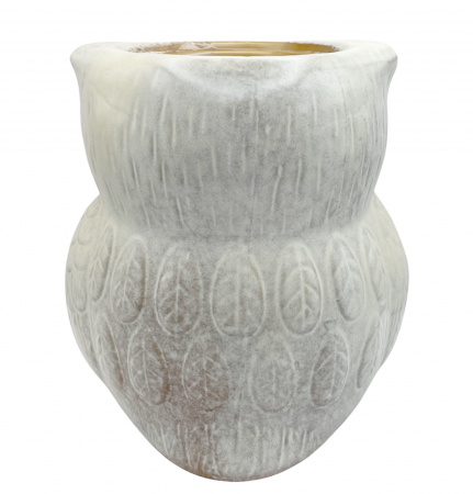 Vaza ceramica Bufnita BLINX, Gri, 15x19cm [2]
