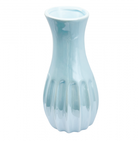 Vaze & Vase Decorative - Vaza ceramica PEARL, Bleu, 18cm