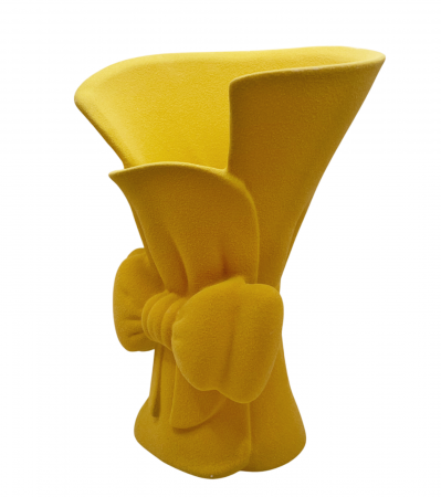 Vaza ceramica XIMENA, Galben, 20cm [1]