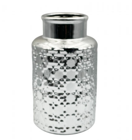 Vaze & Vase Decorative - Vaza ceramica YANNA, Argintiu
