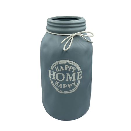 Vaze & Vase Decorative - Vaza ceramica HOME, Gri, 25cm
