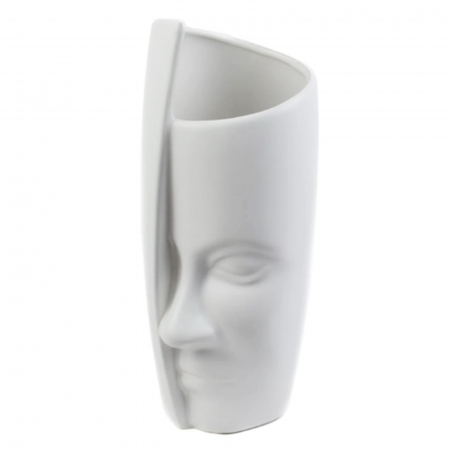 Vaza ceramica NORDIC, Alb, 23cm [1]