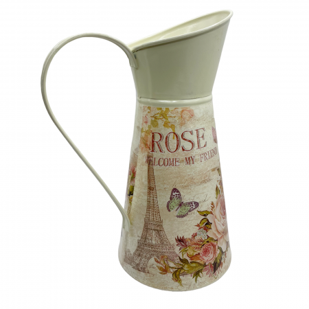 De Gradina - Vaza carafa metal SHABBY, 25cm