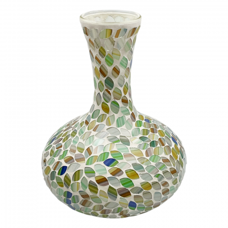 Vaza sticla MOSAIQUE 25cm Verde [1]