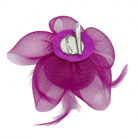 Voaleta - Accesoriu par & Brosa LUCINDA, Mov magenta [1]