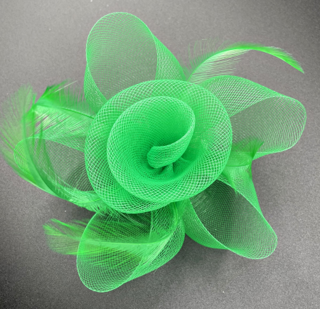 Voaleta - Fascinator & Brosa LUCINDA, Verde, 13cm [1]