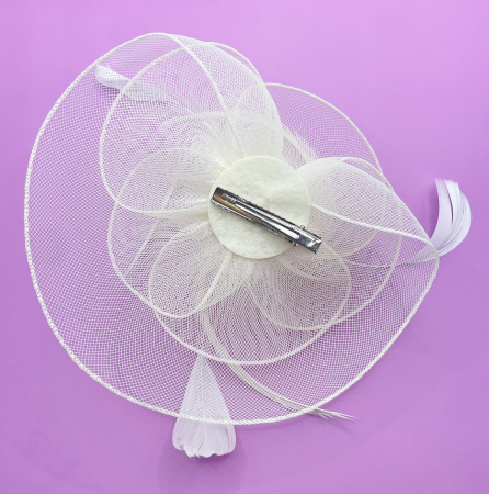Voaleta - Fascinator CARMELLA, Crem, 18cm [2]