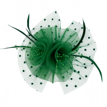 Accesorii De Par & Voalete & Diverse - Voaleta - Fascinator CAMILLE, Verde