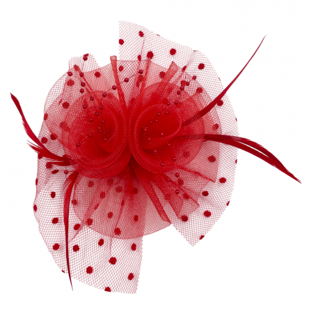 Voaleta - Fascinator CAMILLE, Rosu [1]