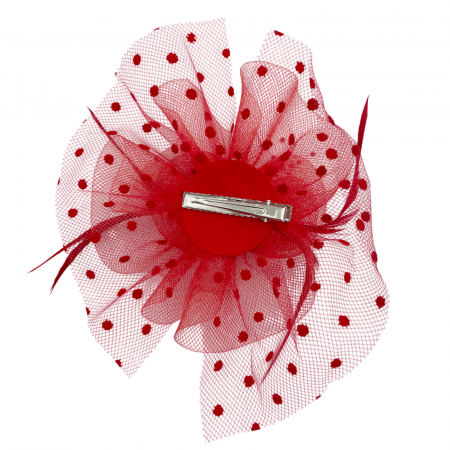 Voaleta - Fascinator CAMILLE, Rosu [2]