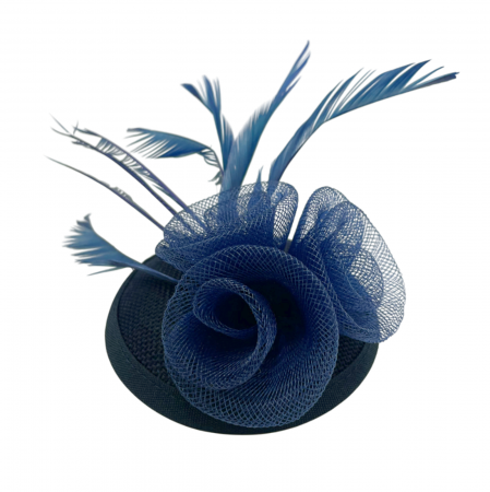 Accesorii De Par & Voalete & Diverse - Voaleta - Fascinator & Brosa LEONIE, Bleumarin