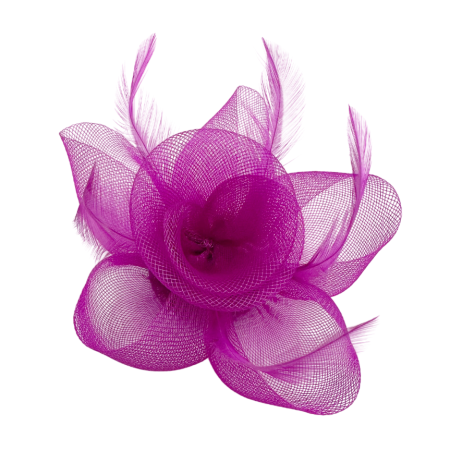 MARTISOR - Brosa & Fascinator voaleta LUCINDA - Mov magenta