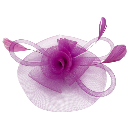 Voaletă elegantă roz lavandă tip fascinator | Prăvălia cu Surprize [0]