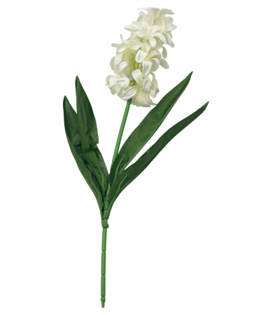 Flori Artificiale - Zambila artificiala EMMA, Alb, 37cm