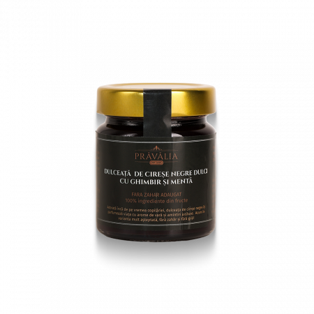 PRODUSE - dulceata de cirese negre cu menta si ghimbir pravalia online