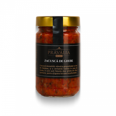 PRODUSE - zacusca de ghebe in ulei de masline pravalia online