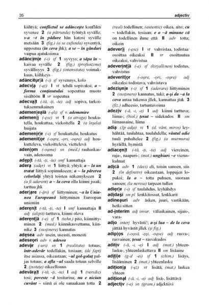 Dictionar roman-finlandez. Romania-suomi sanakirja