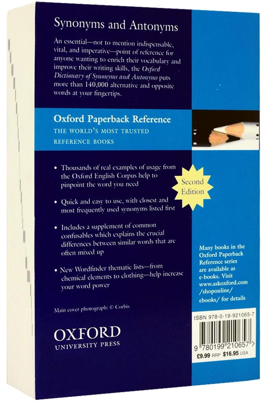 Oxford　of　Dictionary　Synonyms　and　Antonyms