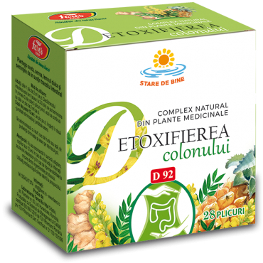 Pulberi - Detoxifierea colonului, D92, complex