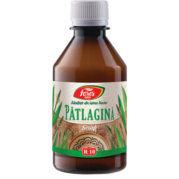 Suplimente - Pătlagină, R10, sirop, 250 ml