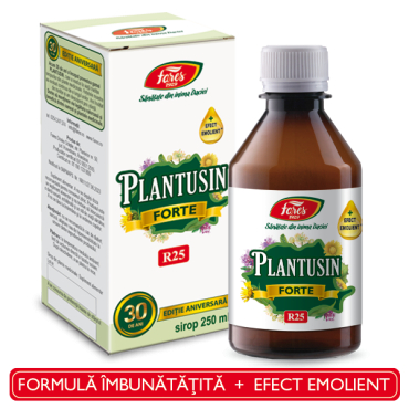 Suplimente - Plantusin Forte, R25, sirop tuse, 250 ml