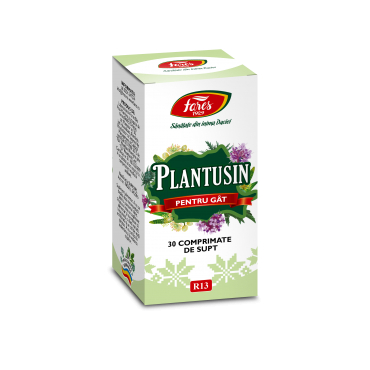 Suplimente - Plantusin pentru gât, R13, 30 comprimate de supt