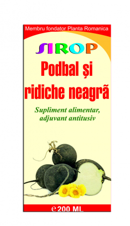 Siropuri - Sirop de podbal si ridiche neagra 200 ML