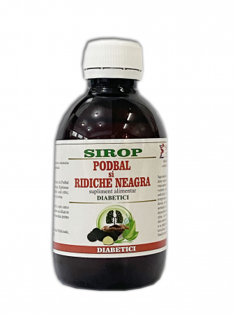 Siropuri - Sirop de podbal si ridiche neagra pentru diabetici Elidor
