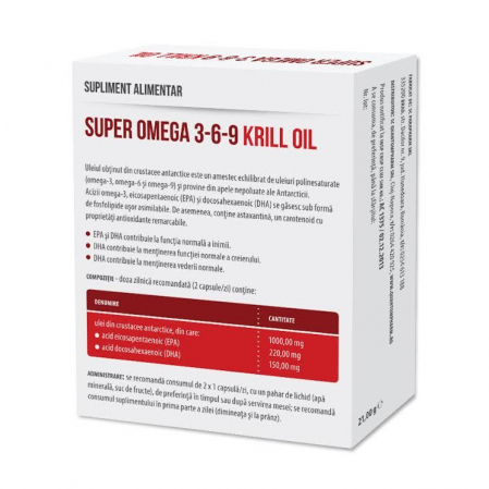 Suplimente - Super Omega 3-6-9 Krill oil
