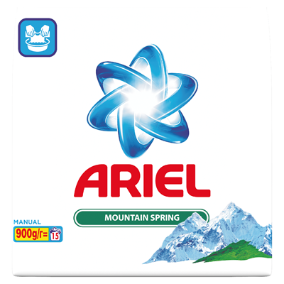Ariel Detergent Rufe Manual Mountain Spring 900 g [1]