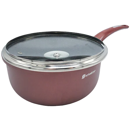 Cratita Ceramica Schmitter cu Coada Aluminiu Turnat 18 cm 2L [2]