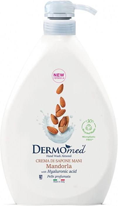 Dermomed Sapun Lichid Crema  Mosc Alb Cu Dozator 1000 ml [1]