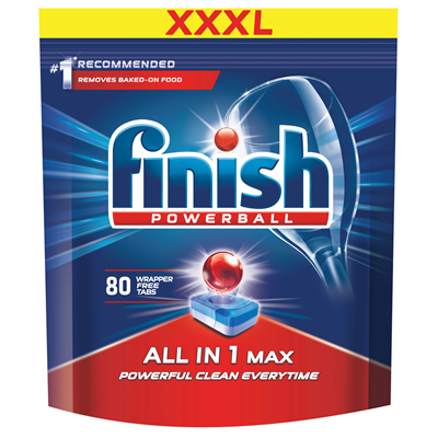 Finish All In 1 Max Detergent Capsule Masina de Spalat Vase 80 bucati [1]